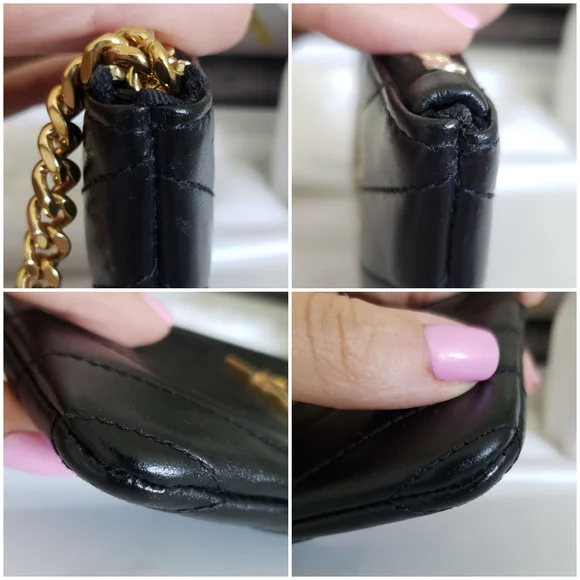 **SOLD** Authentic Pre-owned Yves Saint Laurent Cassandre Card Key Pouch - Picture 8 of 14